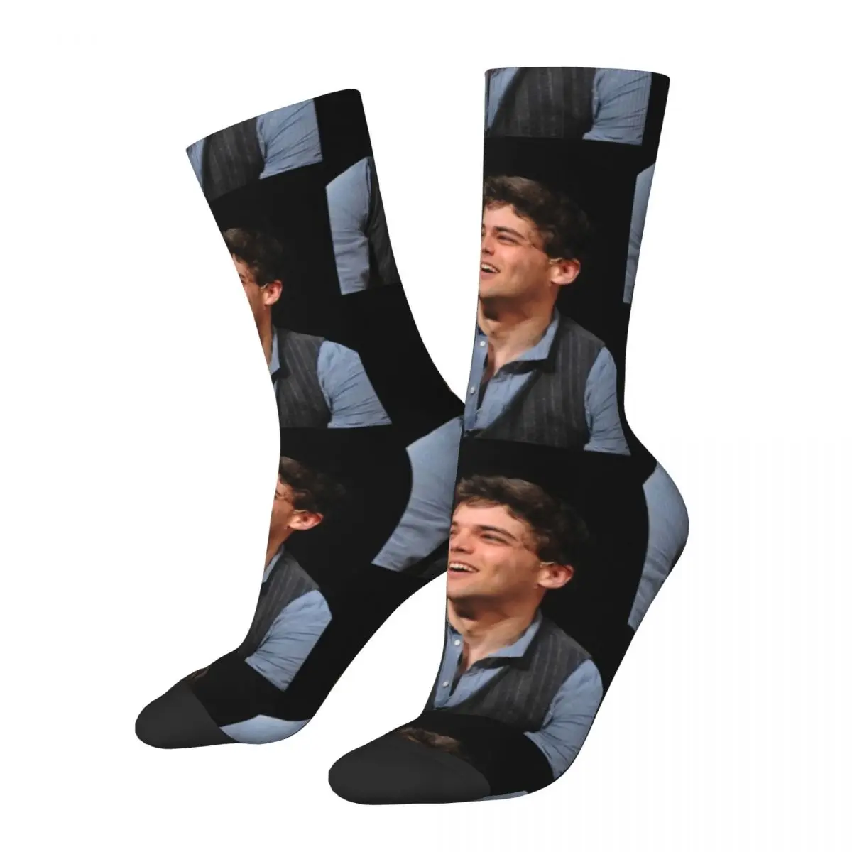 Jeremy Jordan Newsies 3D Printing Socks for Men Women Fashion Funny Socks for Children DIY Design Compression Socks