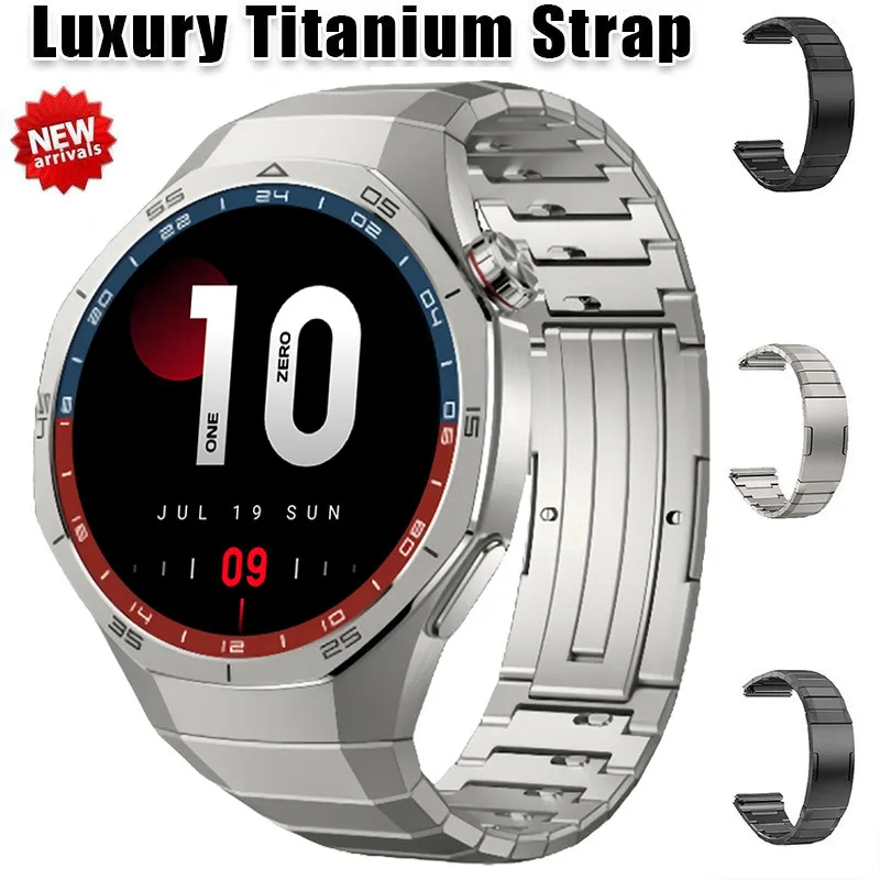 

Original Luxury Titanium Strap For Huawei Watch GT 5 Pro Metal Bracelet For Huawei Watch GT5 Pro 46mm Specialized Watch Strap