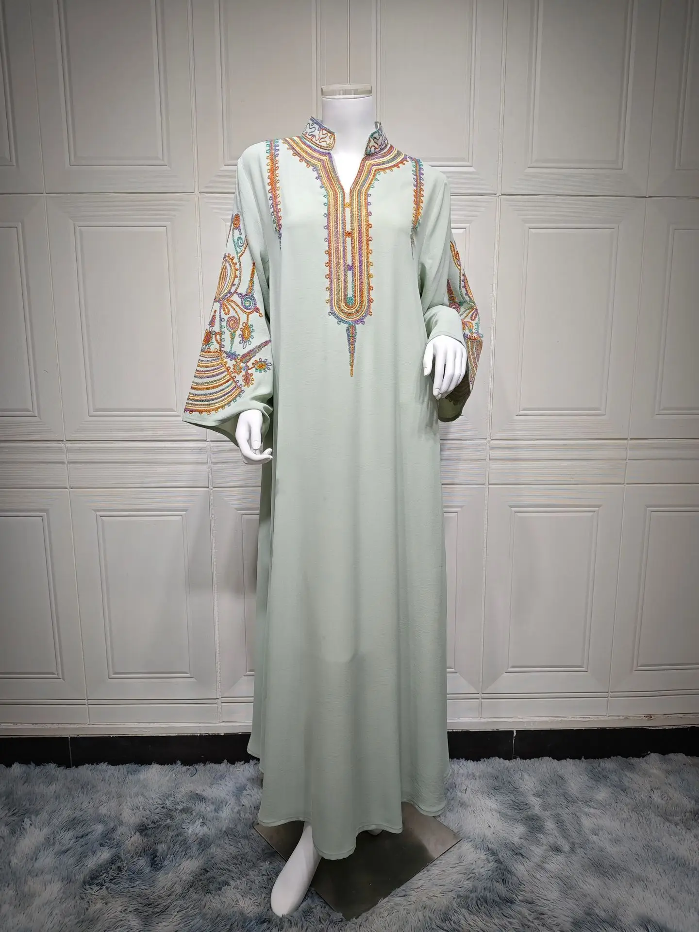 Eid Muslim Abaya Morocco Fashion Robe Corban Dubai Elegant Party Dresses Islamic Kaftan Arab Women Clothes Middle East