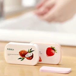 Portable Travel Soap Disposable Slice Sheets Paper Soap Washing Hand Body Bath Face Cleaning Face Cleansing Soaps