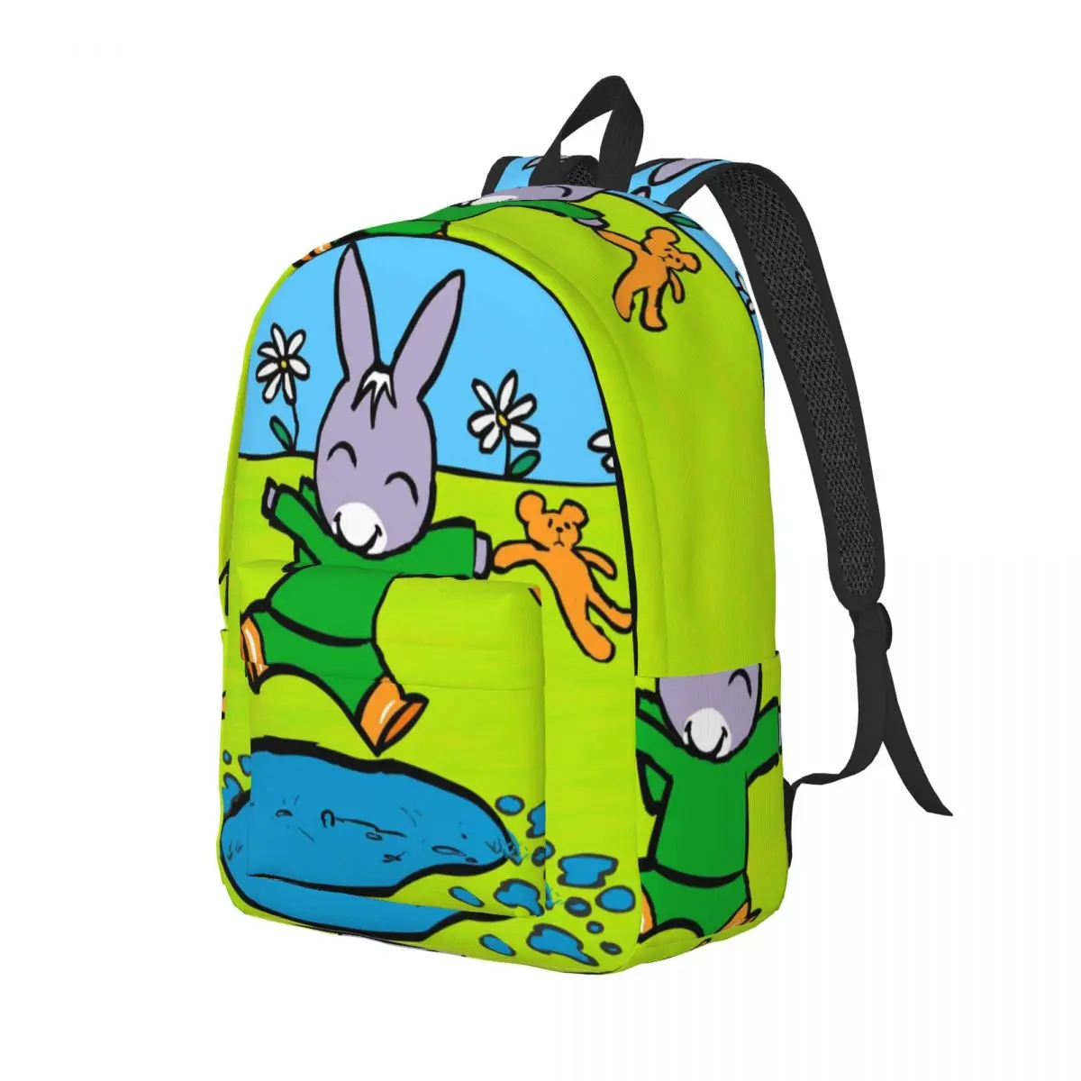 Happy Trotro Backpack for Preschool Kindergarten School Student Cute Cartoon Book Bags Boy Girl Kids Daypack Hiking