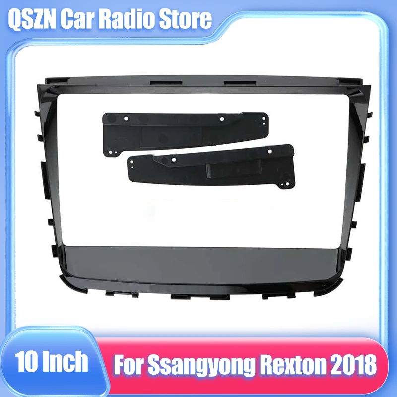 

2 DIN 10,1 дюймовая Автомобильная панель для Ssangyong Rexton 2018 экран Аудио Панель рамка Автомобильная Панель рамка