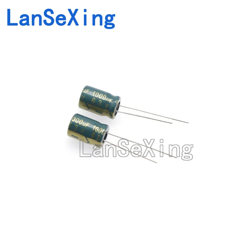 Directly inserted aluminum electrolytic capacitor element 6.3v1000uf, volume 8 * 12mm, electrolytic capacitor 1000uf6.3v