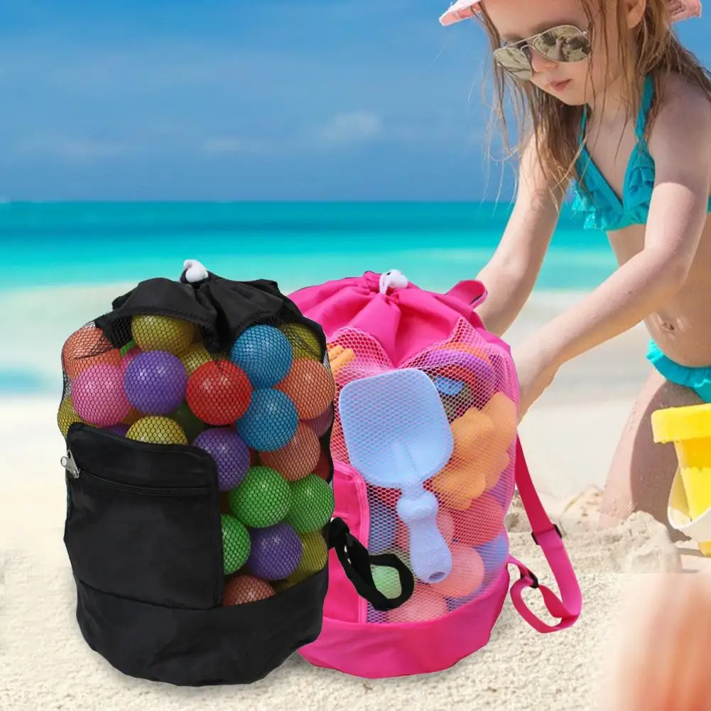 Großhandel & drops hipping! Strand tasche große Kapazität verschleiß feste Kinder Strands pielzeug Muscheln sammeln Aufbewahrung tasche Strand werkzeuge