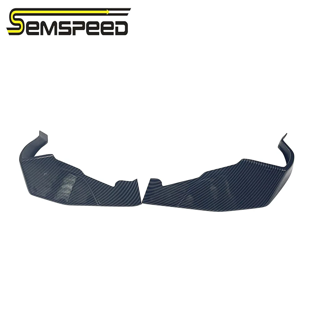 

Semspeed Kawasaki Ninja400 2022 Carbon Black Front Beak Cover Wind Lip Cover Cone Aerodynamics Fairing Winglets Motorcycle Parts