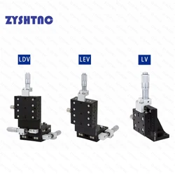 XYZ Axis Vertical Lift Linear Platform Motion Manual Stage Sliding Table LDV80 cross guide LEV/LV/LDV-40/60/50/80/90-L/LM-C2