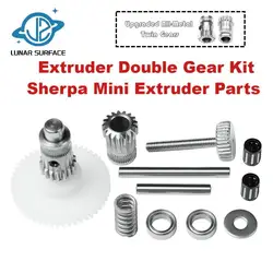 LS-3D Printer Parts, Bowden, Voron Annex, Extrusora, Sherpa Mini Extrusora Parts, Double Gear Kit para 1.75mm Filamento