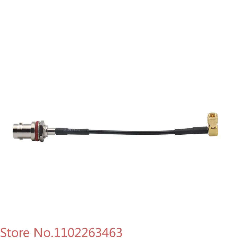 BNC female to L5-JW bent male acceleration sensor connection wire BNC to M5/10-32UNF vibration test