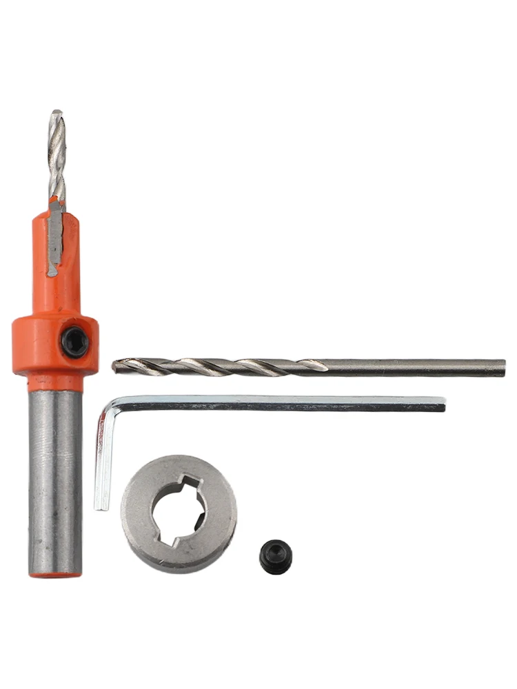 Grey Adjustable Milling Cutter Milling Cutter Clean Burr-Free Openings Integrated Limit Stop Large Chip Removal Groove