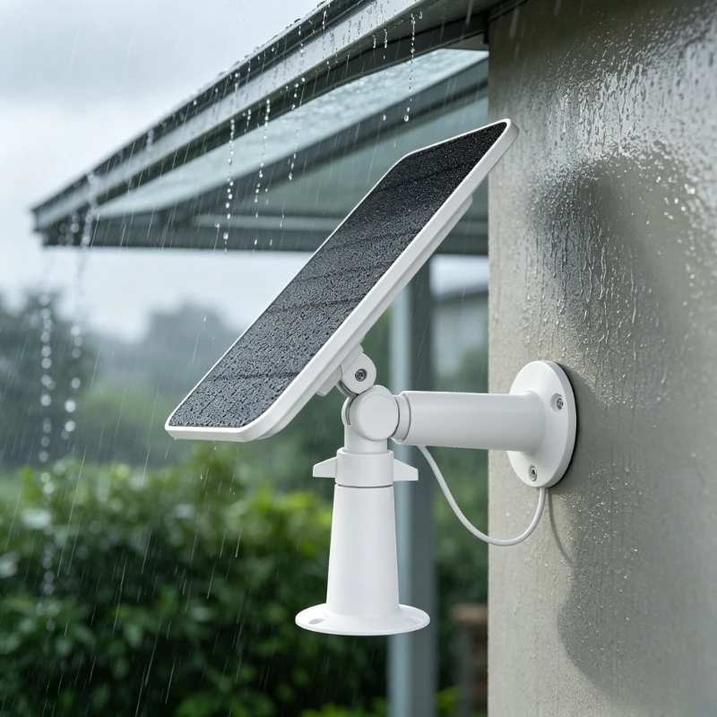 Wall Mount 4W Solar Panel for Eufy Eufycam 2/2 Pro/2C/2C Pro E with 9.8ft Power Cable Camera Charging Accessory