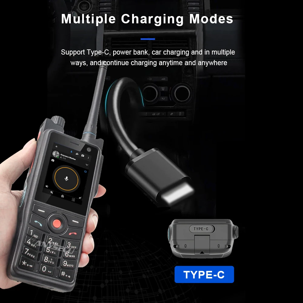 2025 NEW Walkie Talkie GPS 4G W66 UHF400-470MHz Dual Mode POC+DMR IP68 Explosion proof For Realptt Zello BT-V4.0 NFC Wi-Fi