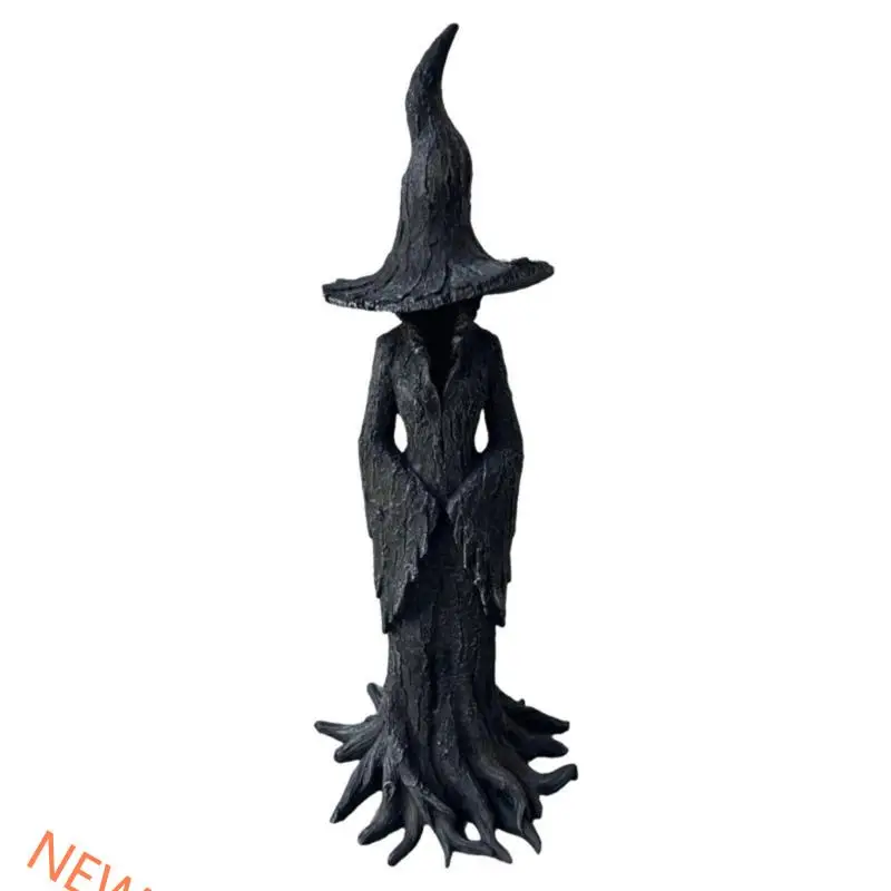 Статуя темы колдовства Хэллоуин смола настольный орнамент праздничный украшение