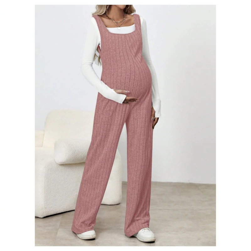 Pregnancy Bodysuit Autumn And Winter New Knit Wrap Dress Loose Belly Wrap Slimming Maternity Wear
