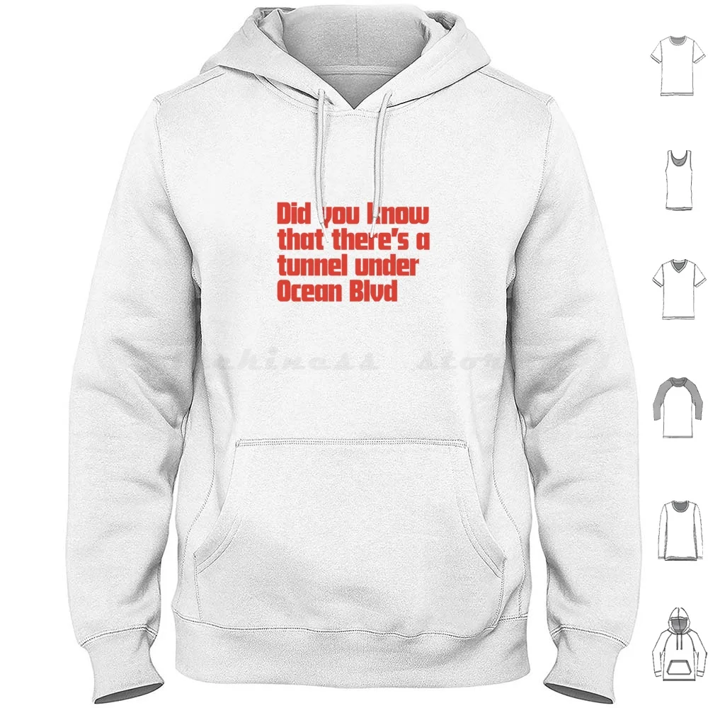 Did You Know That There’s A Tunnel Under Ocean Blvd-Lana Del Rey Hoodie Cotton Long Sleeve Lana Del Rey Lana Del Ray