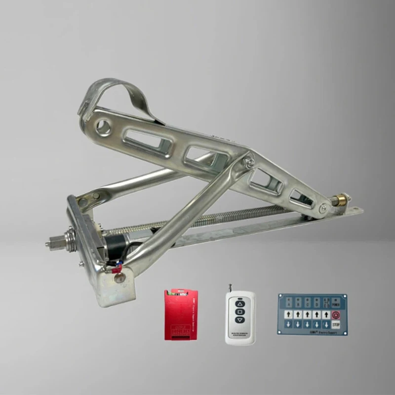 Heavy Duty RV Scissor Jack Stabilizer Set With Crank Handle For Trailer Camper Leveling Support