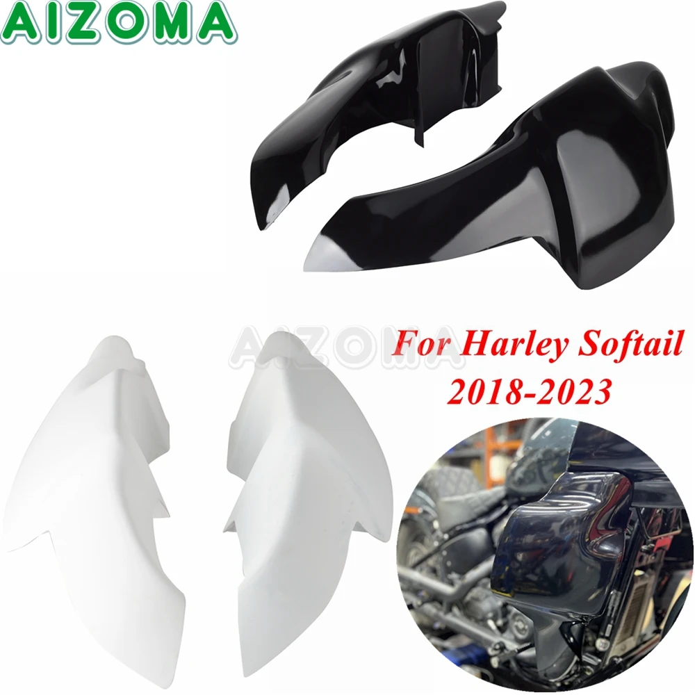 

Fiberglass Motorcycle Lower Vented Leg Fairing Kit For Harley Softail M8 2018-2023 Street Bob Low Rider Fat Bob Standard FXST