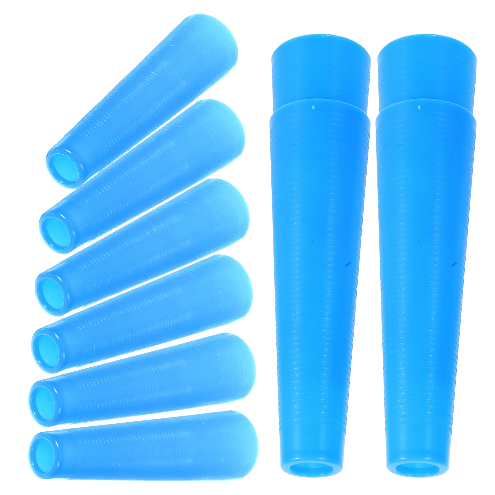 

10 Pcs Plastic Pagoda Tube Bobbins for Embroidery Floss Line Thread Holders