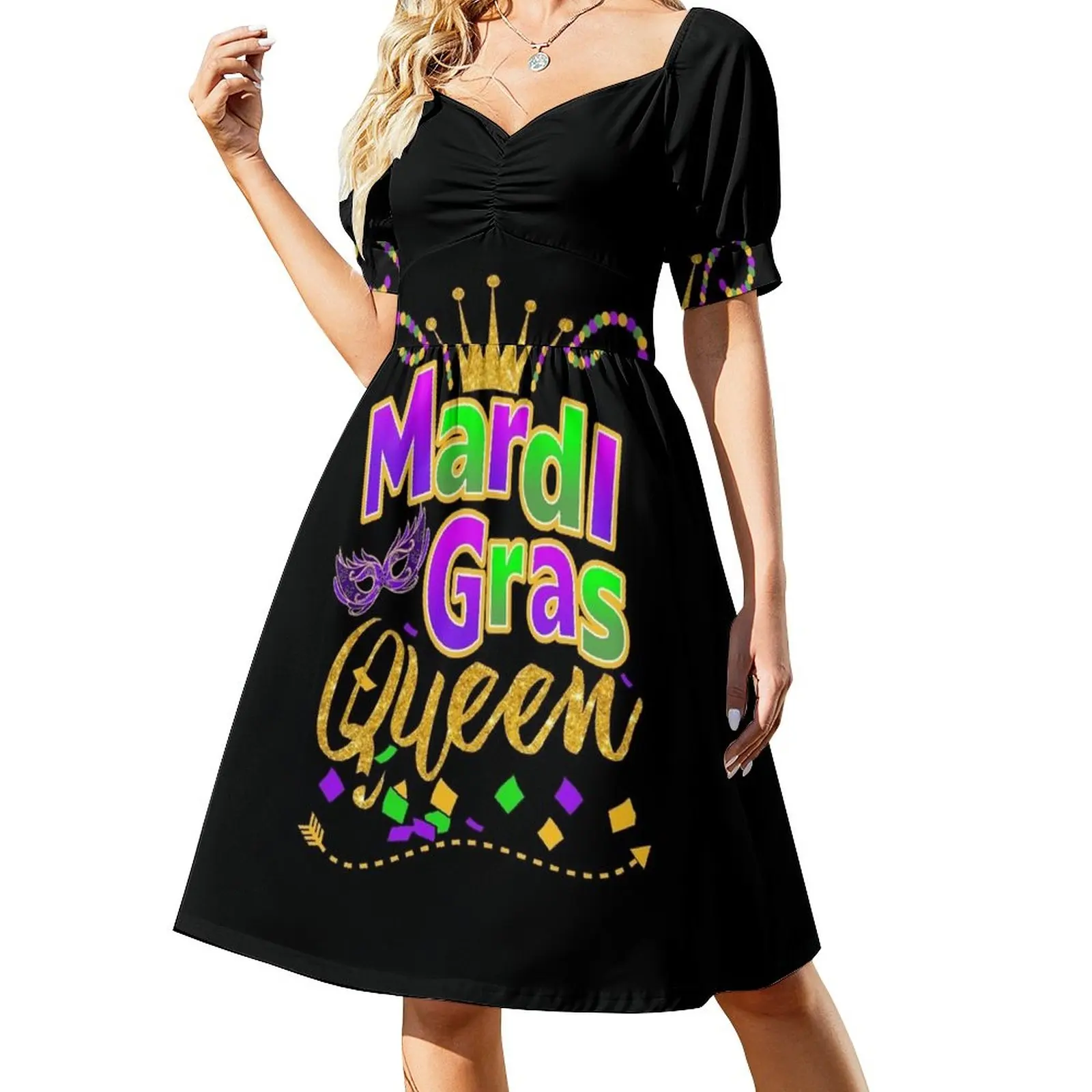 

Mardi Gras Queen Crown Festival Carnivals T Shirt Gift And Accessories, Queen Of Mardi Gras Costumes Women Sexy Shirts, Dress