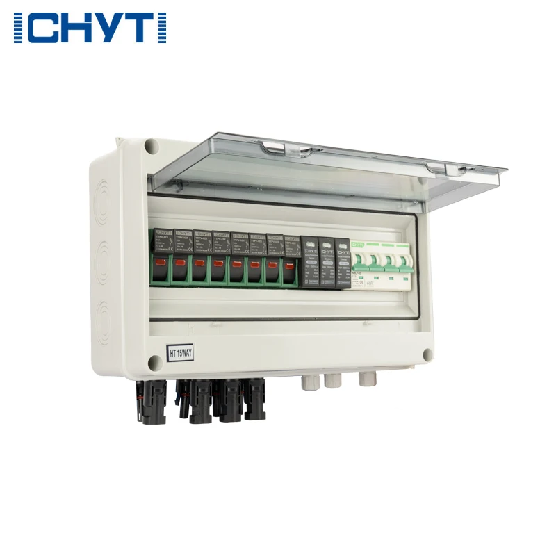 صندوق مجمع Pv لحماية قواطع الدائرة البلاستيكية من CHYT مع مخرج 4 بوصات و1 مخرج