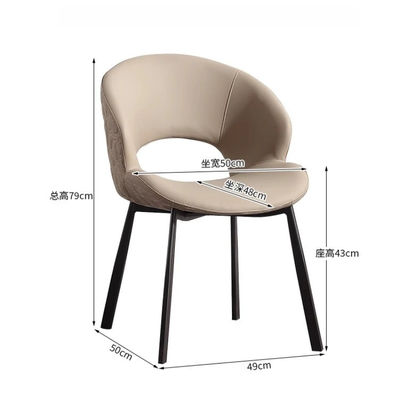 เก้าอี้รับประทานอาหารสไตล์อิตาลีสมัยใหม่ เก้าอี้ดีไซน์เนอร์สำหรับโรงแรม ร้านกาแฟ เก้าอี้รับประทานอาหารแบบสบายๆ เฟอร์นิเจอร์จัดเลี้ยงสไตล์มินิมอล Cadeiras Lscy