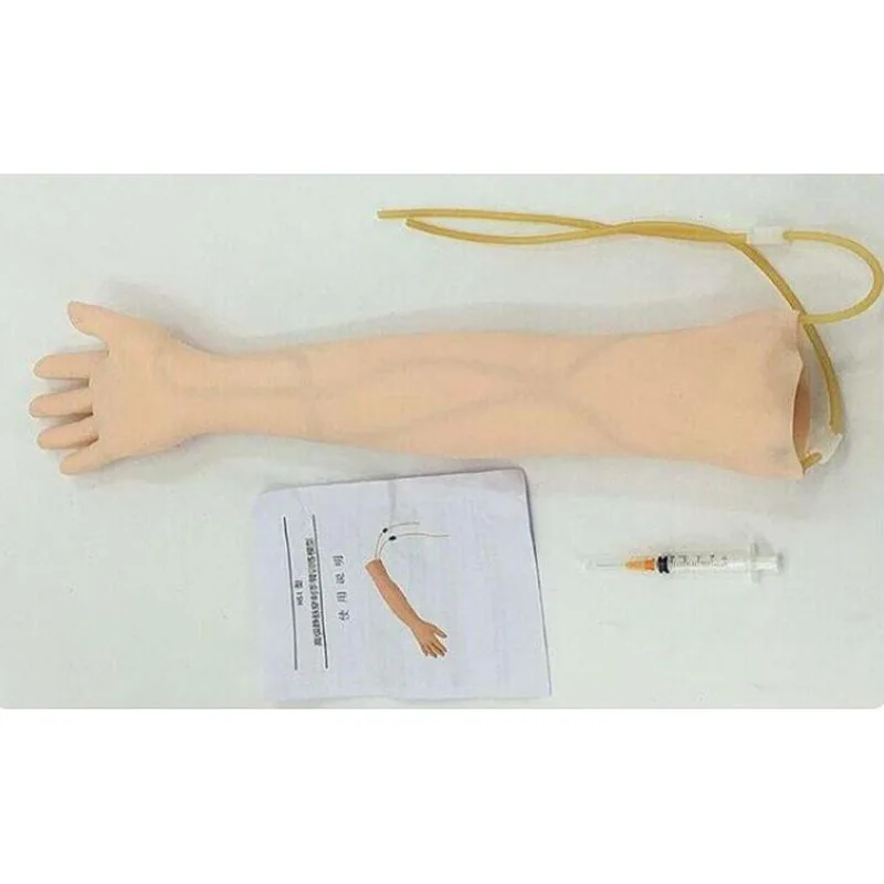 Imagem -04 - Vida em Tamanho Anatômico Flebotomia Simulador Médico Venipuncture Practice Arm Anatomyinjection Practice Nurse Training Kit Novo