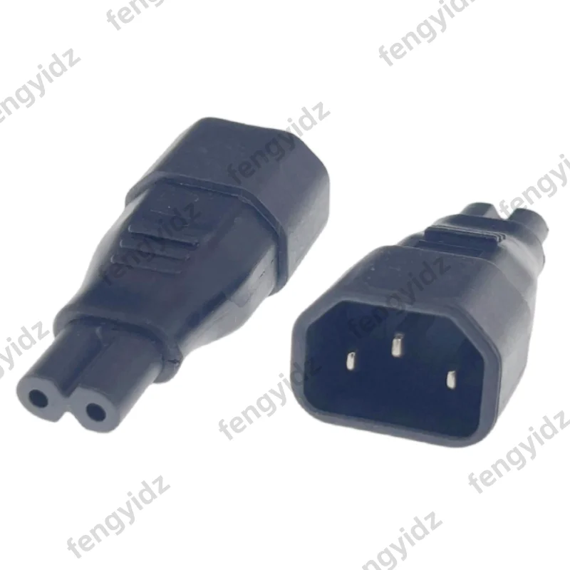 fengyidz  IEC 320 C14 to C7 adapter IEC C7 to C14 AC adapter Kettle 3-Pin C14 Male To C7 Female Power Converter Plug Socket