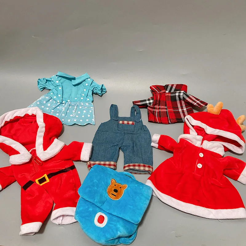 Ubranka dla lalek Pip i Posy 45 cm, pasujące na pluszowe lalki Piggy i Froggy 20 cm, akcesoria, ubranka dla pluszaków, sweter, zabawki pluszowe.