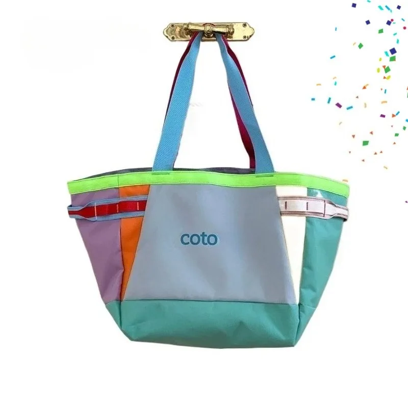 2026 New 30L Dopamine Outdoor Travel Storage Shoulder Bag High Quality Leisure Fashion Colorful Multi functional Handbag