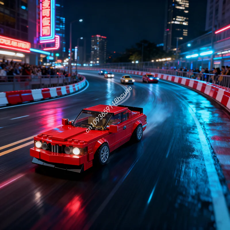 

406pcs MOC OEM BMWedd City Champions Model Building blocks Construction creative Christmas gift idea Brick Kids toy Birthday