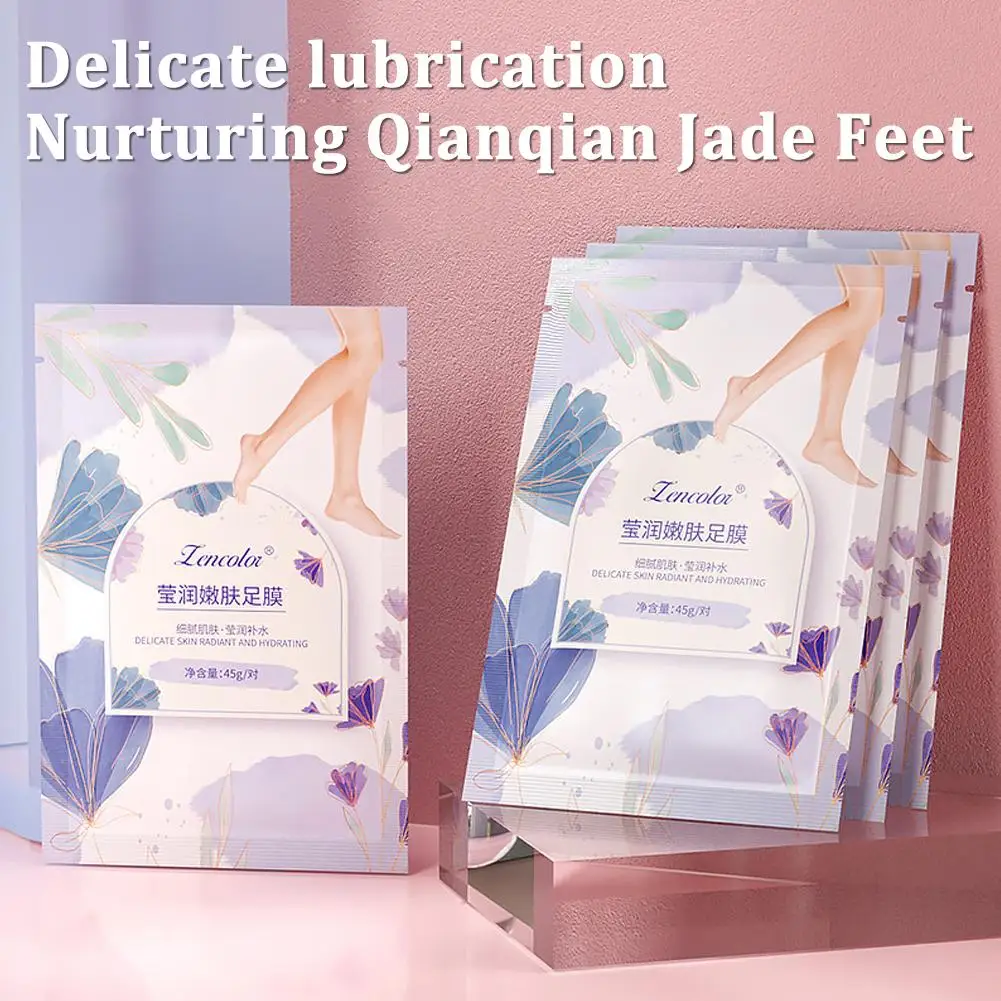 Exfoliating Foot Mask Whitening Moisturizing And Remove Dead Skin Foot Care Smooth And Translucent Peel Mask For Legs