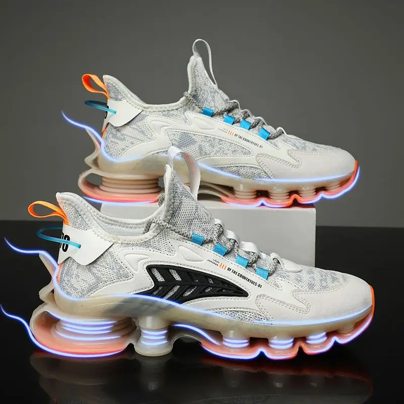 

New Men's Outdoor Mesh Non-slip Running Shoes, High-quality Men's Increased Non-slip Casual Shoes, Sports Shoes and Men's Shoes