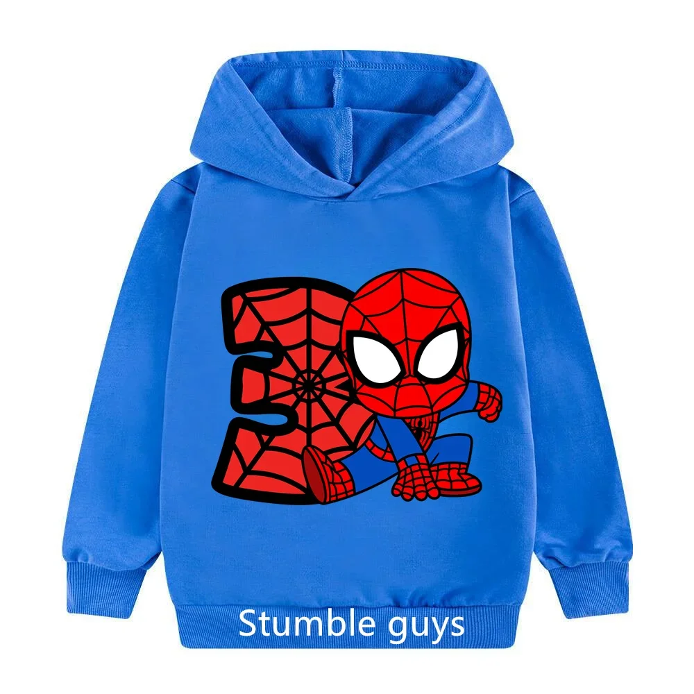 Children\'s Spiderman Hoodie Kids Clothes Girls Clothing Baby