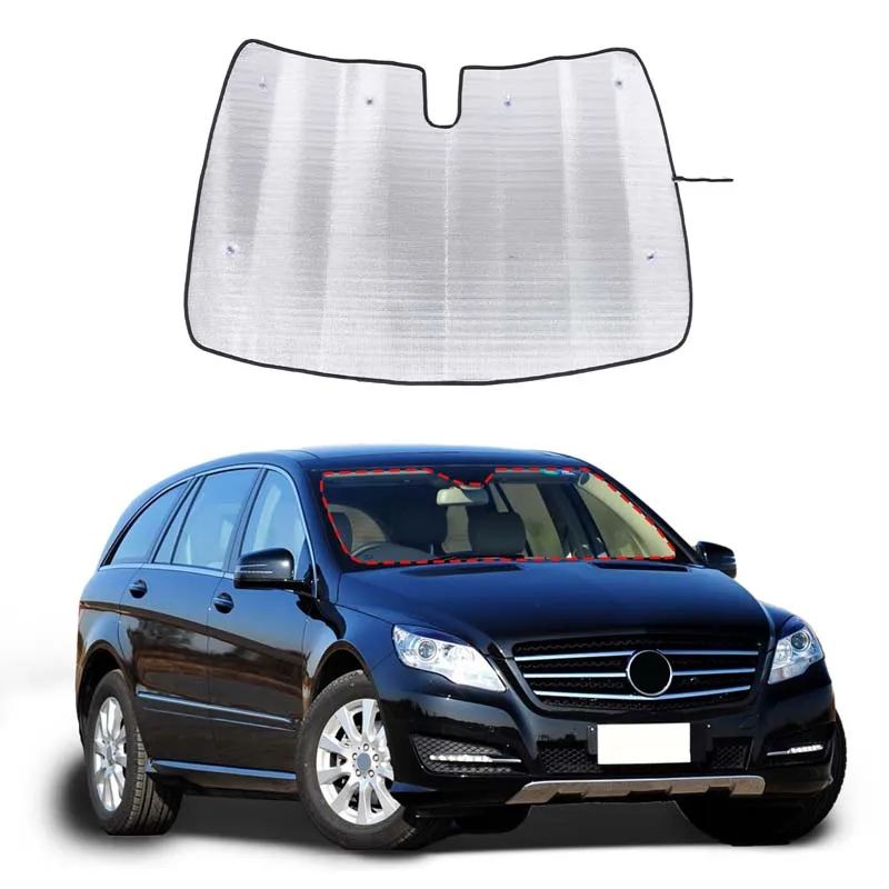 

Для автомобилей Mercedes-Benz R-Class 2006-2017 с высокоэффективным заломлением солнечного света, аксессуары для переднего стекла, 1 шт.