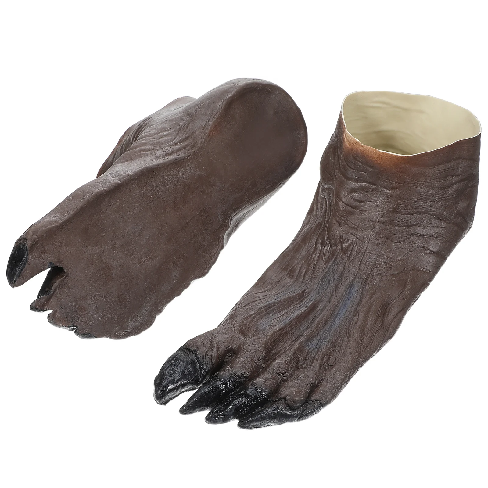 1Pair Durable Claws Foot Cover Latex Halloween Fright Decor Carnival Horror Podotheca Horror Podotheca