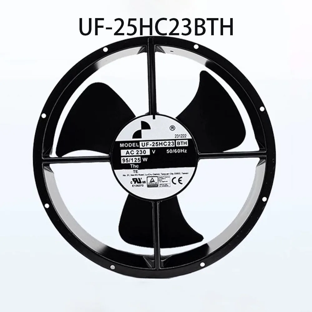 high air volume 230VAC 254*107mm 95/125W PCM UF-25HC23 BTH radiator Industrial control fan