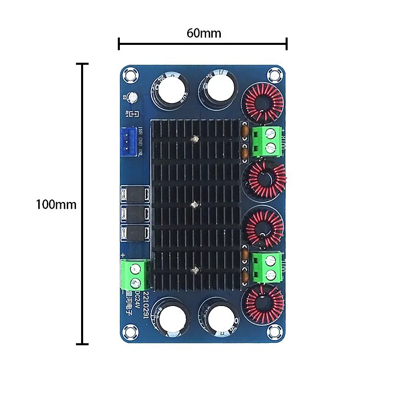 XH-A284 high-power digital power amplifier board module stage audio amplifier board 24V output 150W * 2