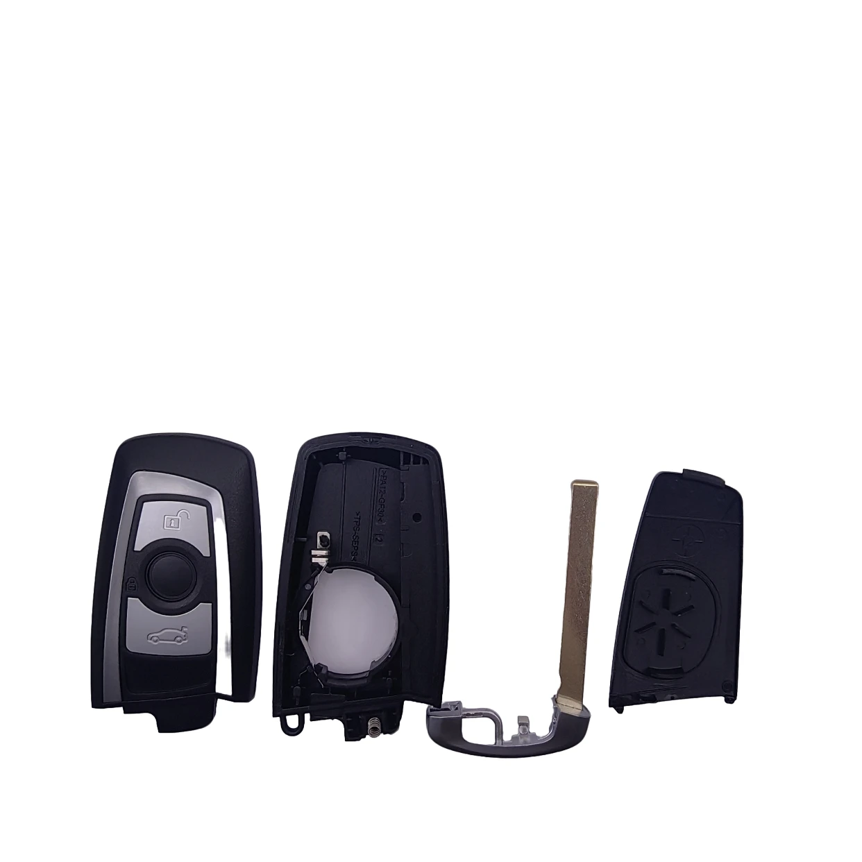 3PCS CAS4 FEM Colorful Car Key Shell Case Housing Cover 3/4Button For BMW 1 3 5 7 Series E90 E92 E93 X3 X5 F10 F20 F30 F40 GT