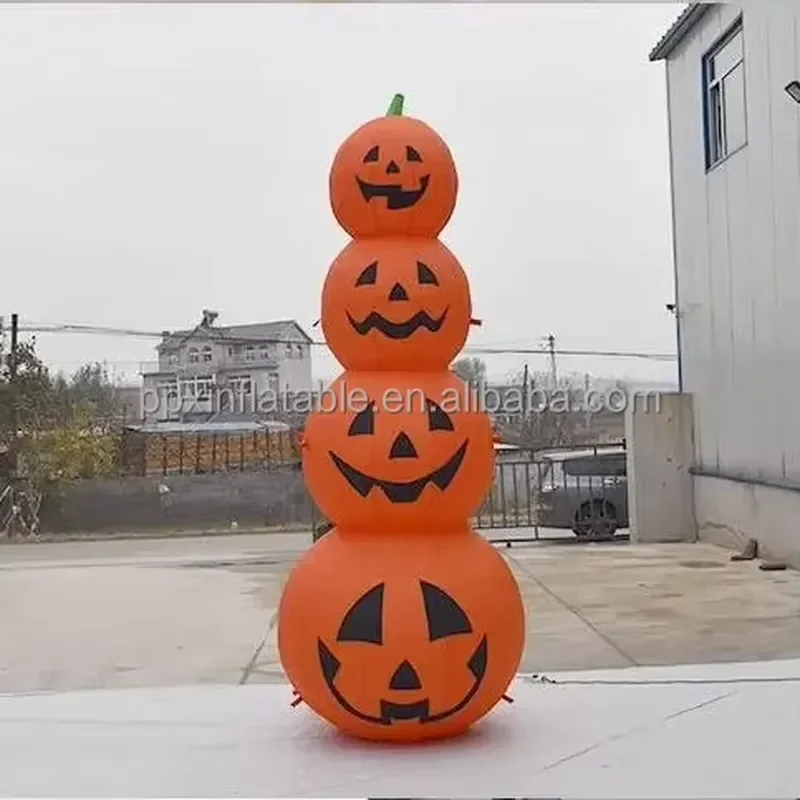 Inflatable Halloween Pumpkin High Giant Inflatable Cartoon Pumpkin for Advertising Street Decoration
