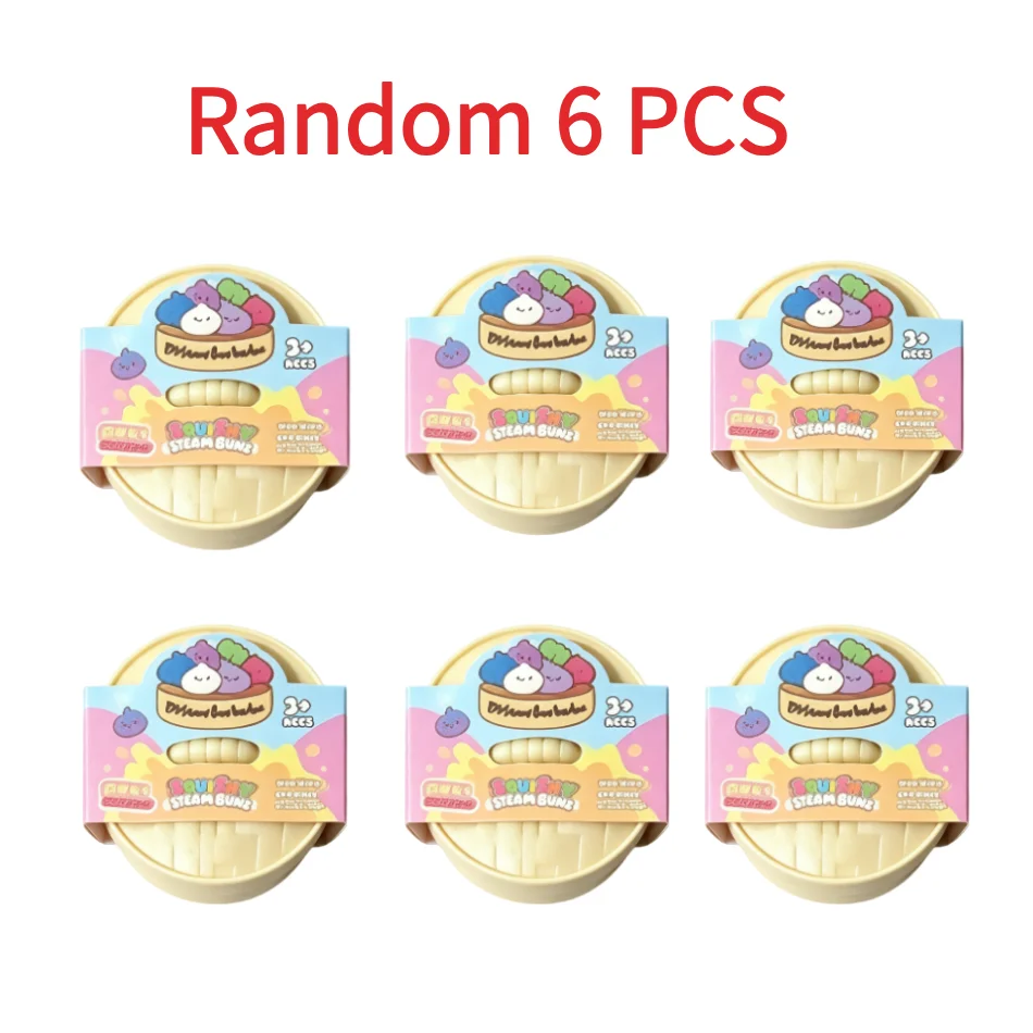 Blind Box Bunte Simulierte Knödel-Squishies zur Entspannung, Angstlinderung, Stressabbau und Stimmungsverbesserung, Rebound-Quetschspielzeug