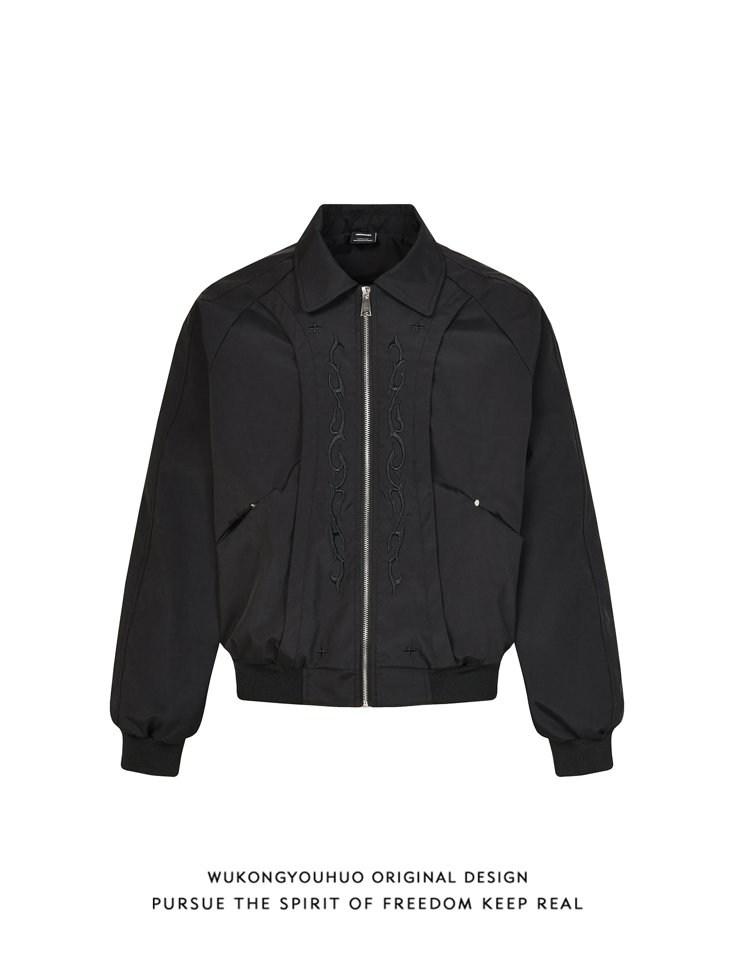 

American Sle Pilot Jaet Men's Loose Couple Matching Casual Outerwear Embroidery Decorated Polyester Fiber Spring Wear