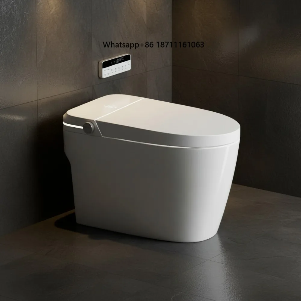 New Style Smart Toilet, Fully Automatic Toilet, No Water Pressure Limit, Enema, Sterilization, Foam Shield