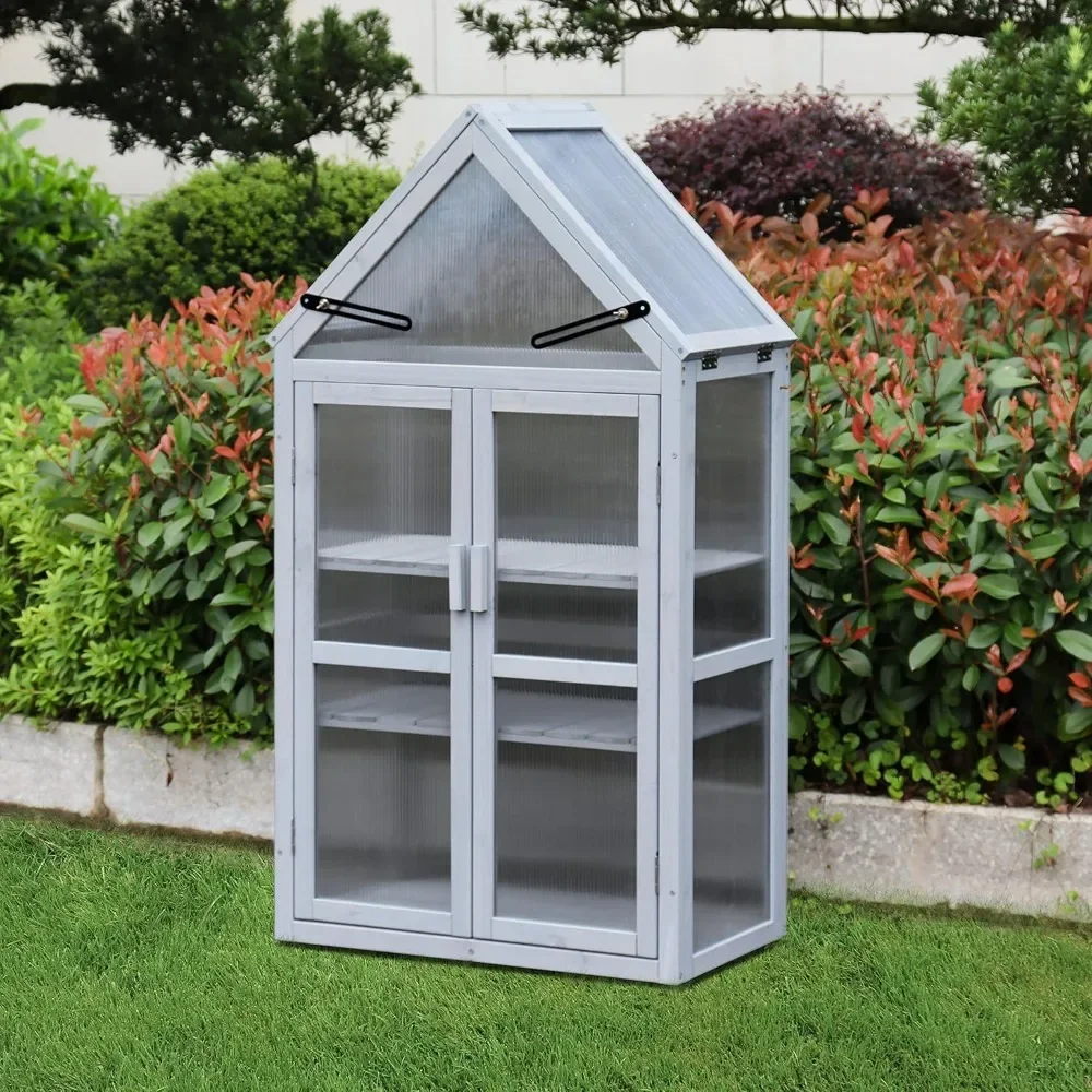 Outdoor Greenhouses, Small Greenhouses, Indoor Plant Racks, Indoor Garden and Patio Accessories, Layered Plant Racks