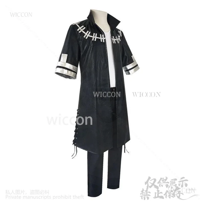 

asdh8@Anime My Herooo Academiao Cosplay Dabi Costume Pu Jacket T Shirt Pants Full Set Wigs For Man Woman Halloween Christmas Rol