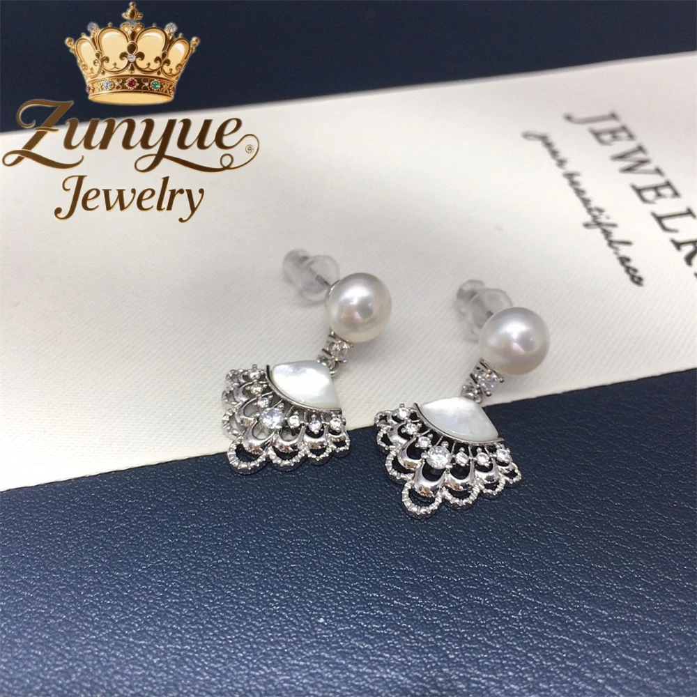 

Natural Freshwater Pearl Small Dress Earrings Luxury Quality Jewelry Best Selling Handicraft Fashion Jewelry Exquisite Charms