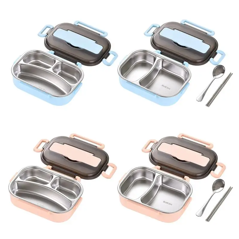 Lunch Box Food Warmer Lunch Box Reusable Stainless Steel Portable Food Jar Container For Men Women Children Kitchen Accessories