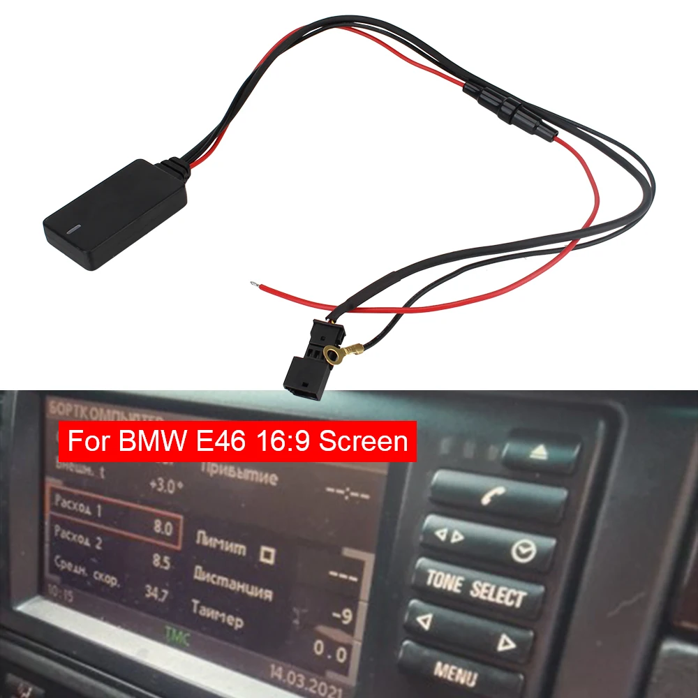 Car Bluetooth Module Car Electronics Accessories 3-pin AUX IN Audio Radio Adapter For BMW BM54 E39 E46 E38 E53 X5