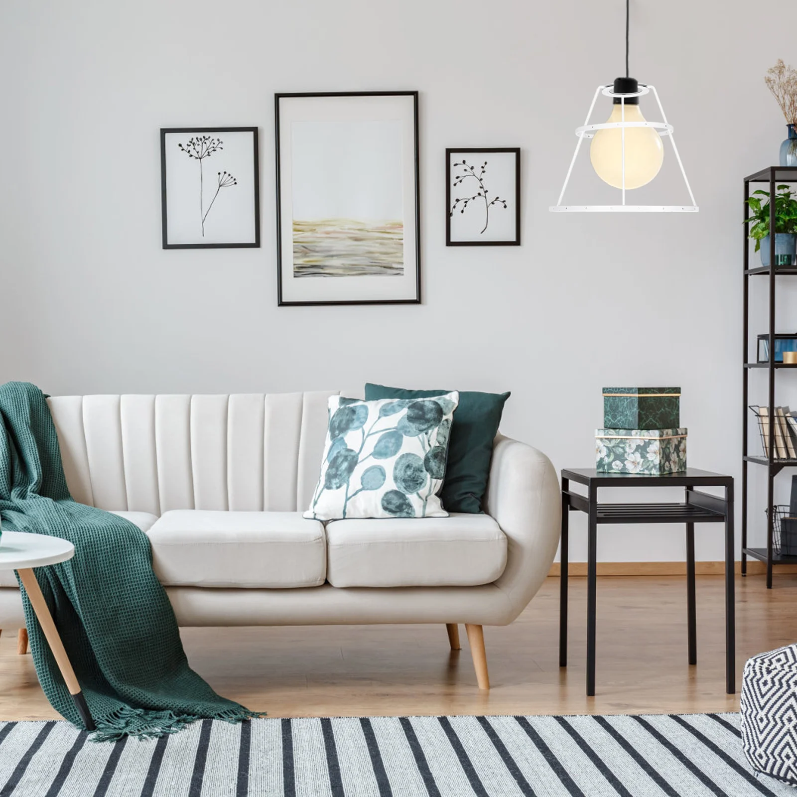 

Iron Lampshade Frame Durable Sturdy DIY Table Lamp Bracket Corrosion Resistant Lampshade Shelf for Desk Ceiling Light DIY Supply