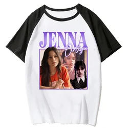 Jenna Ortega tshirt women Japanese funny Y2K t shirt female 2000s harajuku clothing