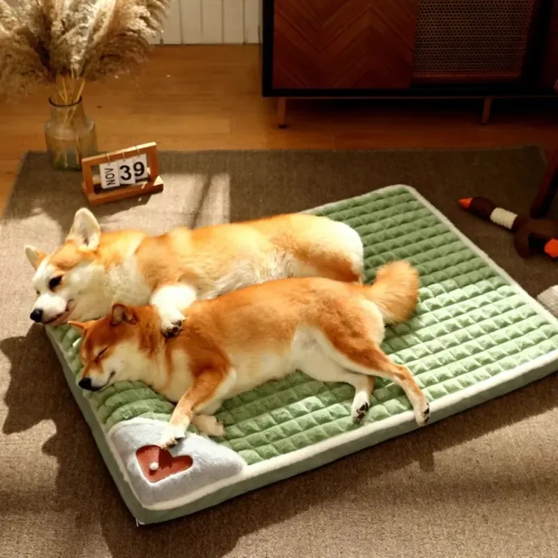 Washable Memory Foam Dog Bed Orthopedic Pet Bed for Large Dogs Soft Sleeping Pad Comfortable Cushion