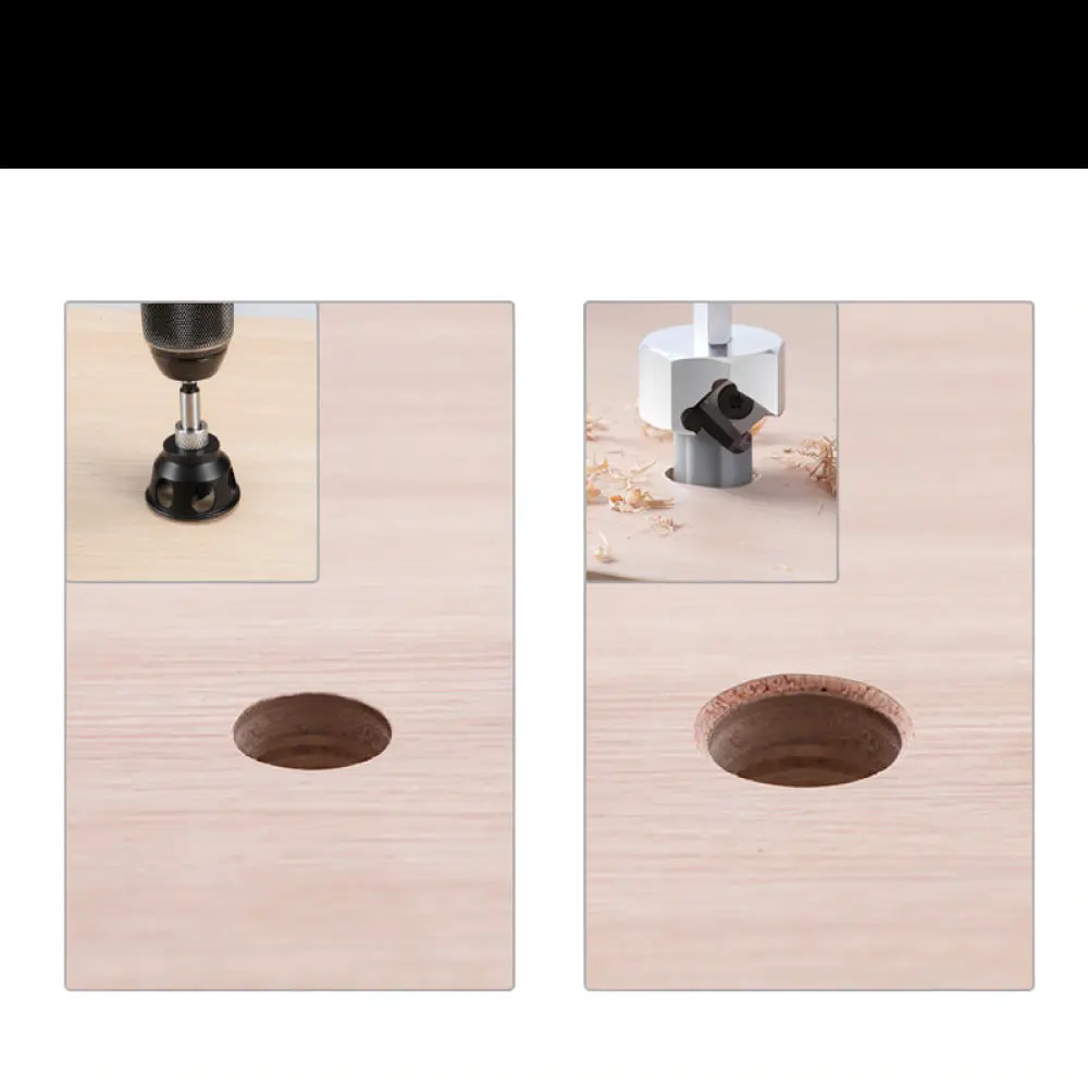 For For Ruitu Aluminum Alloy Vertical Hole Drilling Jig Woodworking Locator Carpentry DIY Hand Held Repairing Accessory